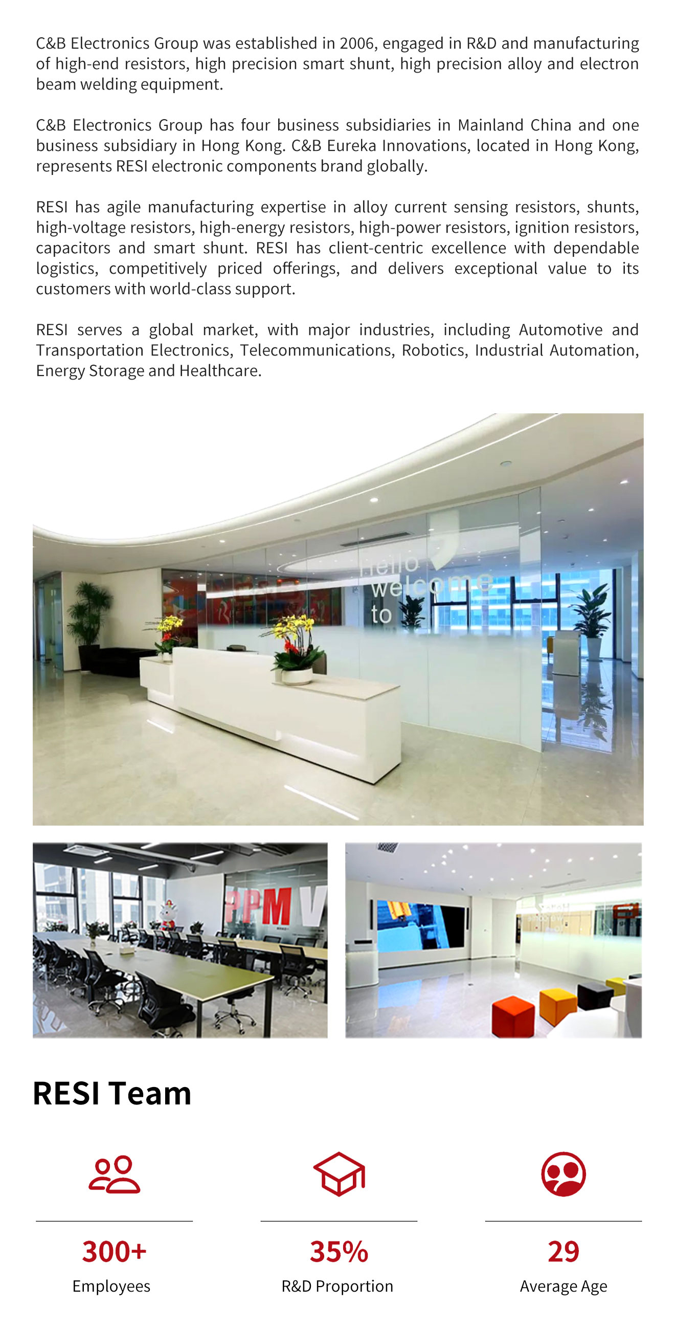 About C&B RESI section 1